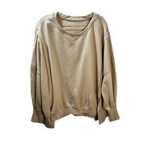 NEW‎ Women's Oversized Sweatshirt Round Neck Large